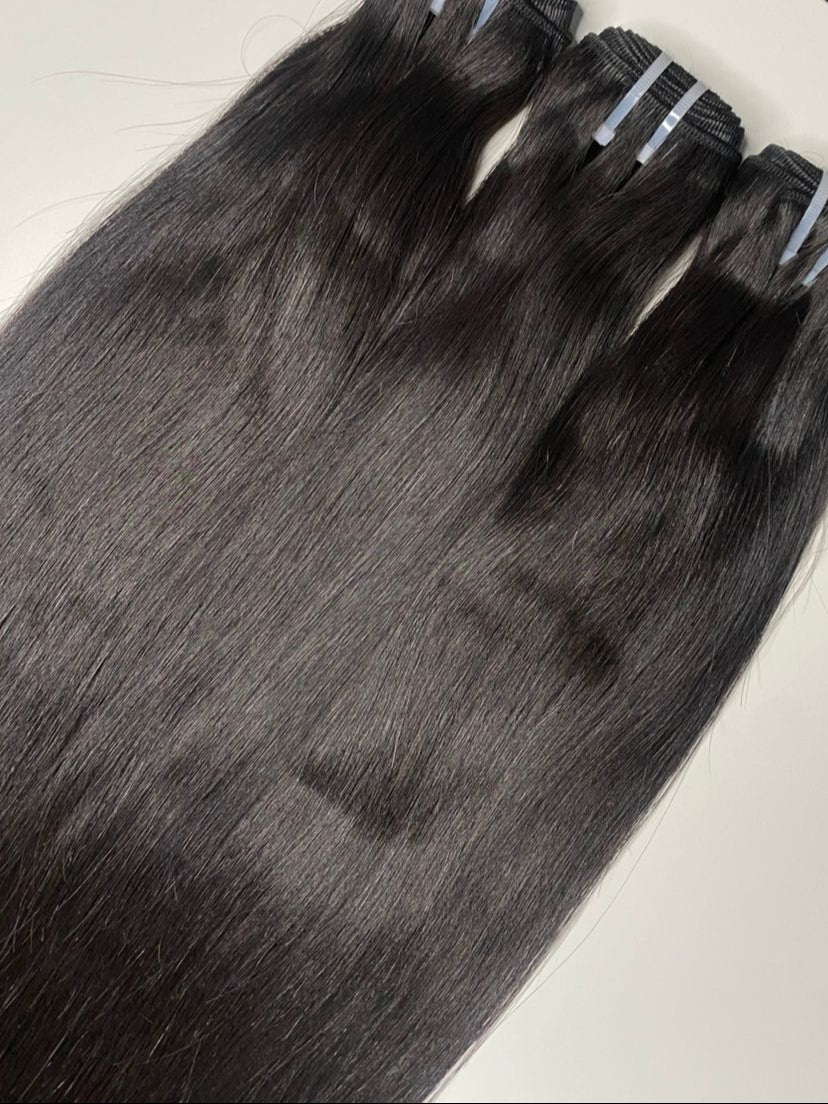 The OG Baddie| Raw Straight Extensions